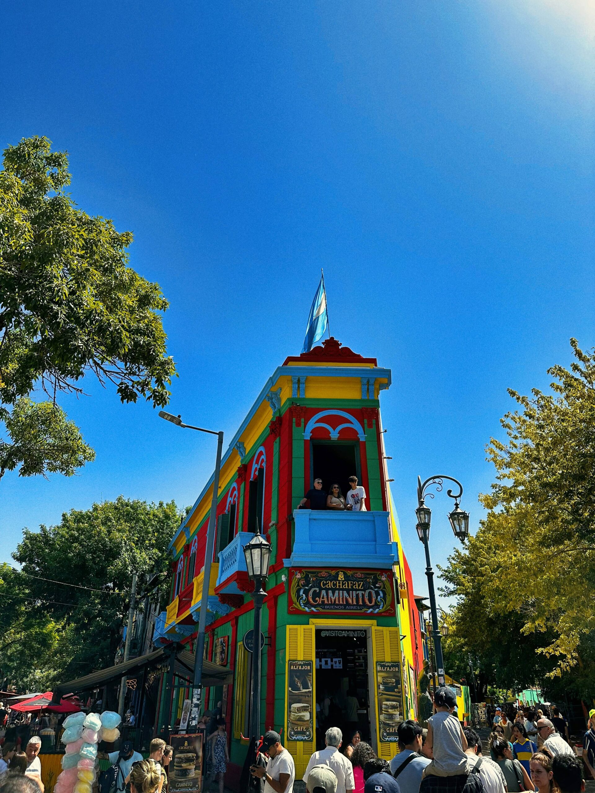 The colourful Caminito building in the La Boca district of Buenos Aires, Argentina. Photo by Rikin Katyal on Unsplash.